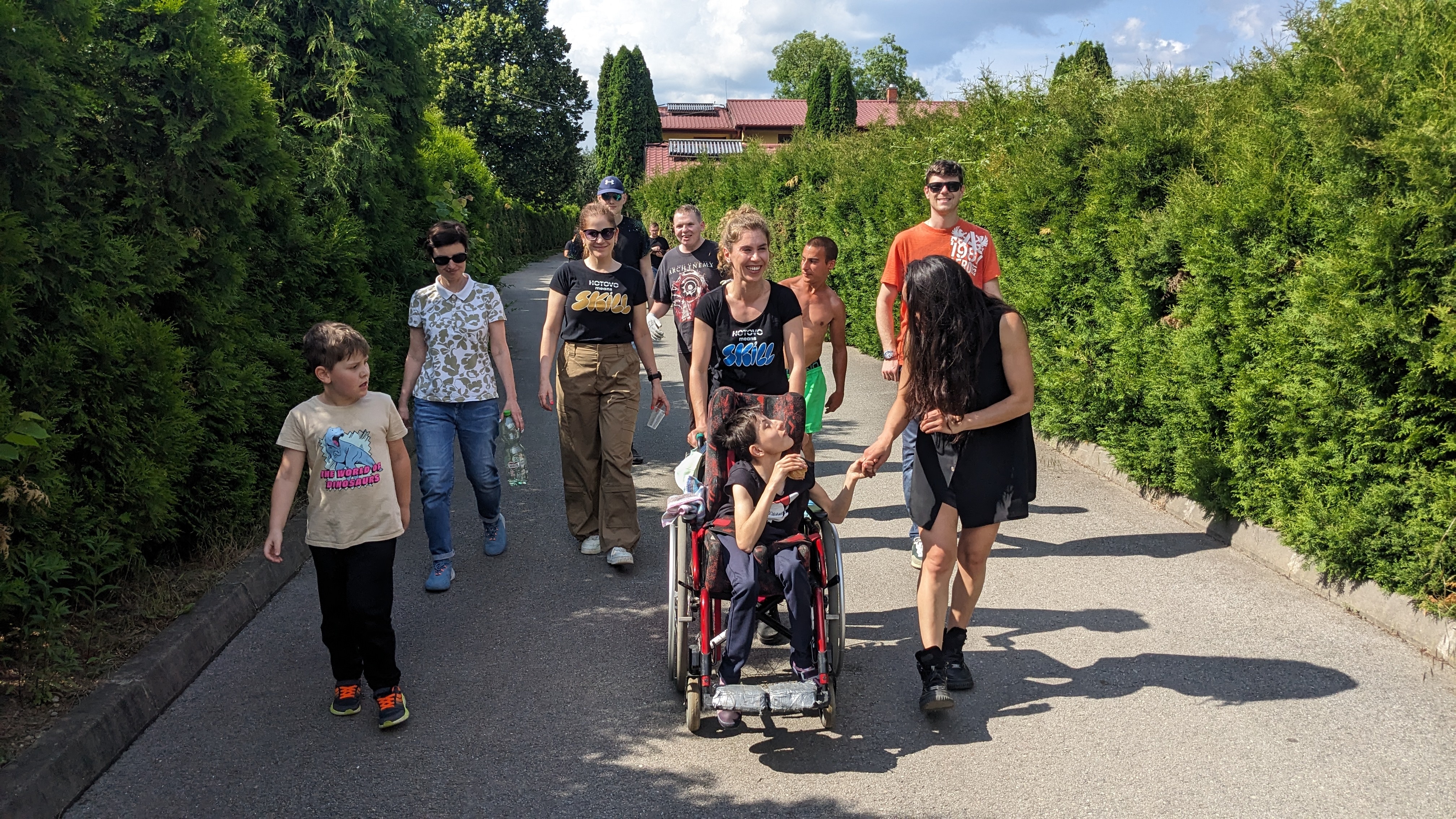 happy faces after great day